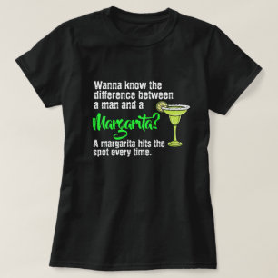 Ein lustiger Mann und eine Margarita trafen den Sp T-Shirt