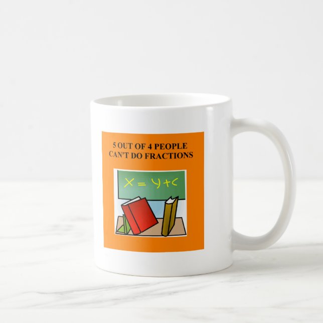 ein lustiger Mathewitz Kaffeetasse (Rechts)