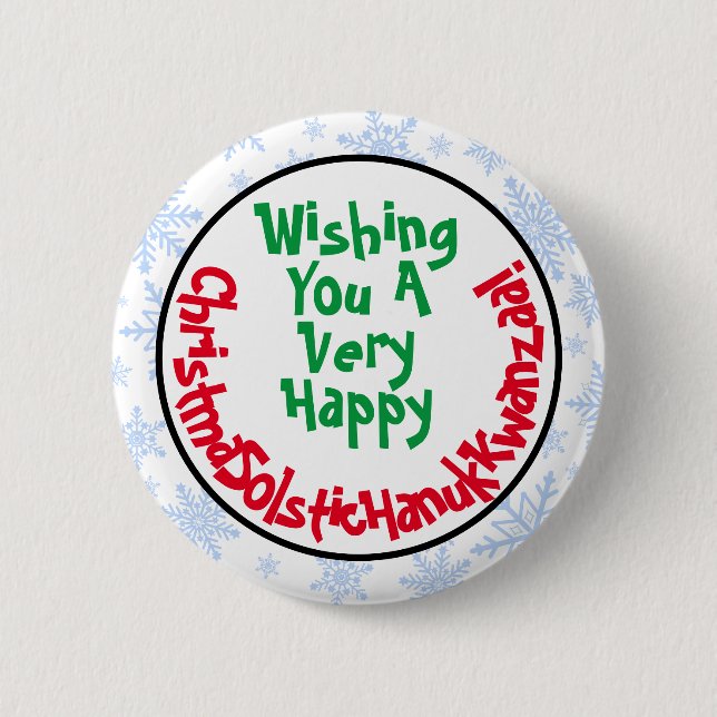 Ein lustiger, politisch korrekter, inklusiver Urla Button (Vorderseite)