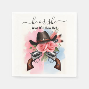 Ein lustiger Stall-Hut-Farm-Film USA Cowboy Gender Serviette
