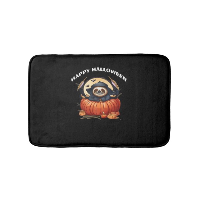 Ein lustiges Faultier, das Halloween Essential T-S Badematte (Vorderseite)
