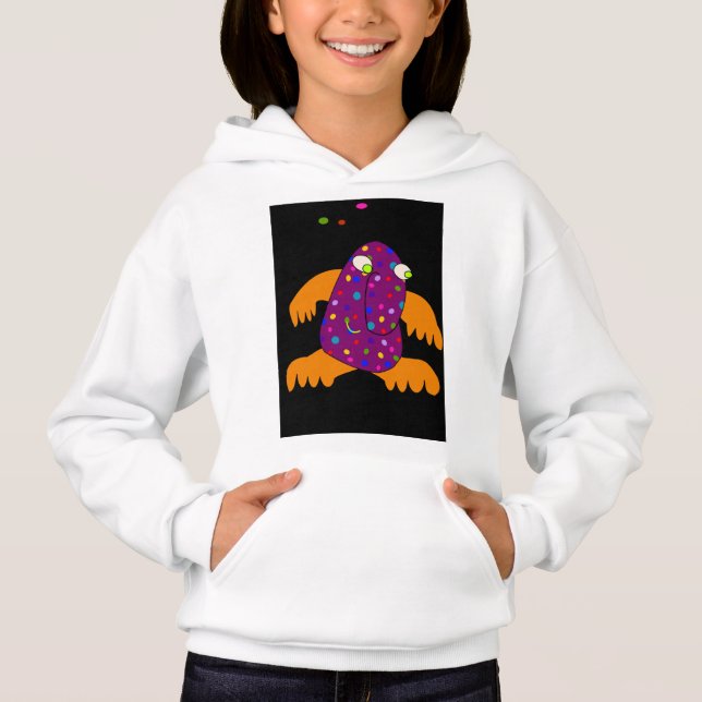 Ein lustiges Gesicht Hoodie (Vorderseite)