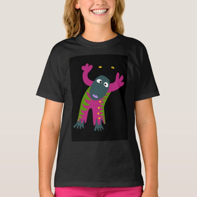 Ein lustiges Gesicht T-Shirt (Vorderseite)