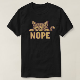 Ein lustiges Katzen-Design T-Shirt