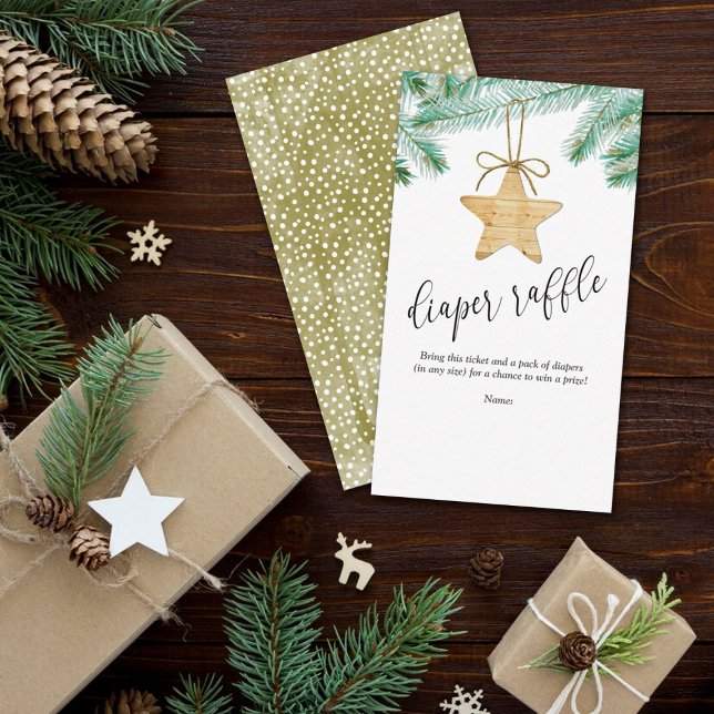 Ein lustiges kleines Baby-Duschdusche-Windeln-Raff Begleitkarte (Von Creator hochgeladen)