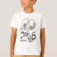 ein lustiges Mäuse-Cartoon-T-Shirt
