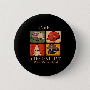 Ein lustiges Rätsel, gleicher...anderer Hut, lusti Button