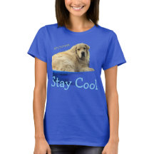 Ein lustiges T-Shirt mit einem Golden Retriever.