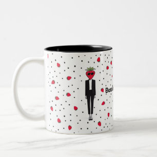 Ein lustiges und stilvolles Tassendesign mit einer Zweifarbige Tasse