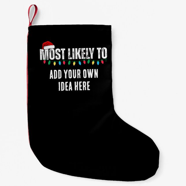 😂 ein lustiges Weihnachtsgeschenk schaffen, das a Kleiner Weihnachtsstrumpf (Vorderseite)