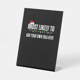 😂 ein lustiges Weihnachtsgeschenk schaffen, das a Sockelschild