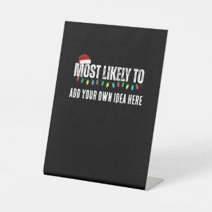 😂 ein lustiges Weihnachtsgeschenk schaffen, das a Sockelschild
