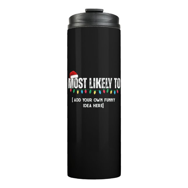 😂 ein lustiges Weihnachtsgeschenk schaffen, das a Thermosbecher (Vorderseite)