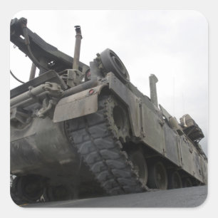 Ein M88A2 Herkules Erholungs-Fahrzeug Quadratischer Aufkleber
