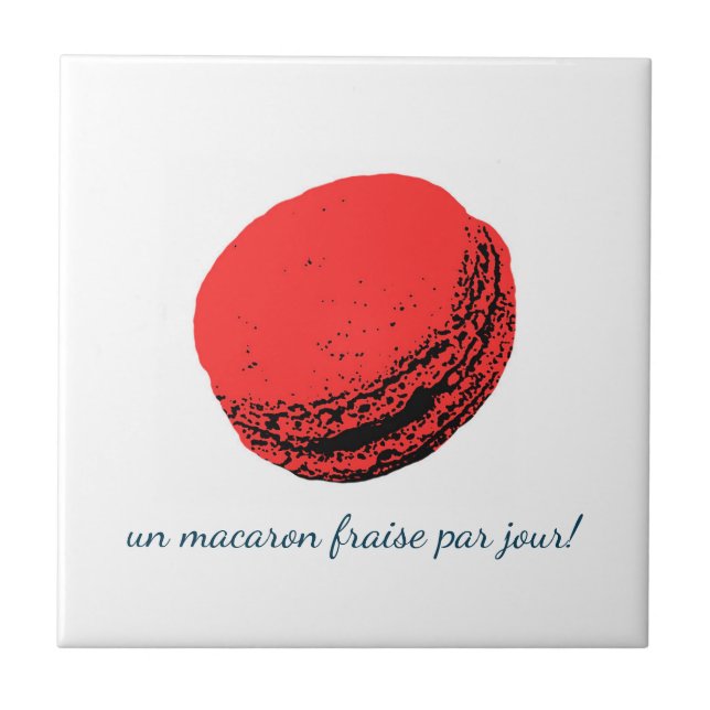 Ein Macaron-Duft par jour! Fliese (Vorderseite)