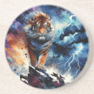 Ein mächtiger Tiger Getränkeuntersetzer