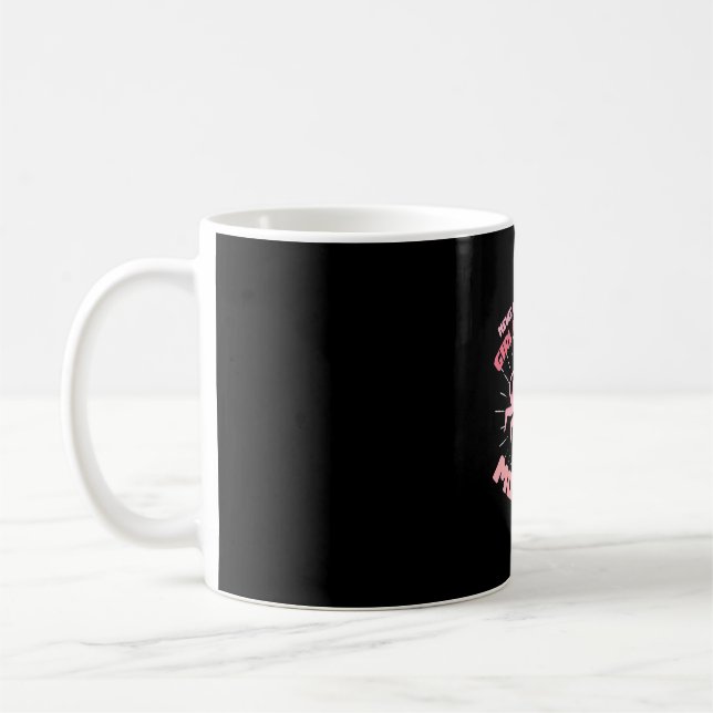 Ein Mädchen, das Affen Liebe Kaffeetasse (Links)