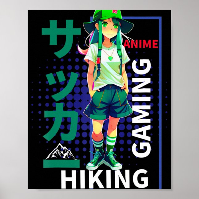 Ein Mädchen, das Anime Liebe Poster (Vorne)