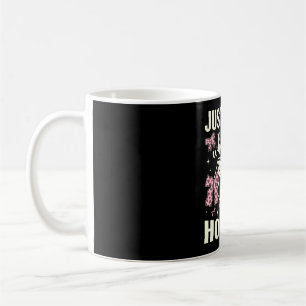Ein Mädchen, das Hockey-Liebhaber-Spieler-Teenager Kaffeetasse