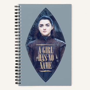 "Ein Mädchen hat keinen Namen" Arya Stark Graphic Notizbuch