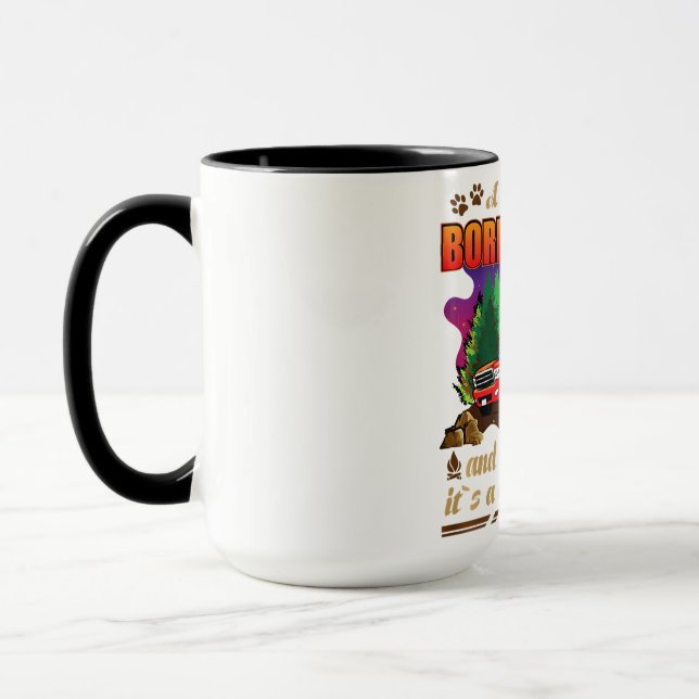 Ein Mädchen ihre Grenzkollie und ihr Camper Hund l Tasse (Links)