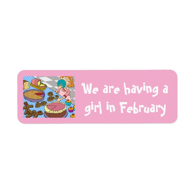 Ein Mädchen im Februar mit Stickern von dalDesignN (Vorne)