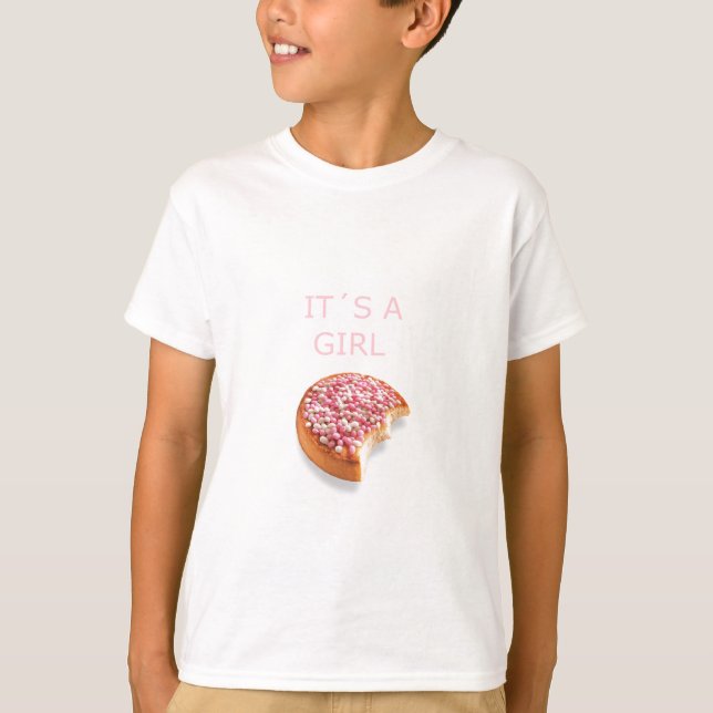 ein Mädchen ist geboren T-Shirt (Vorderseite)