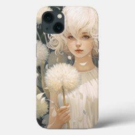 Ein Mädchen mit einem Dandelion iPhone 13 Fall Case-Mate iPhone Hülle