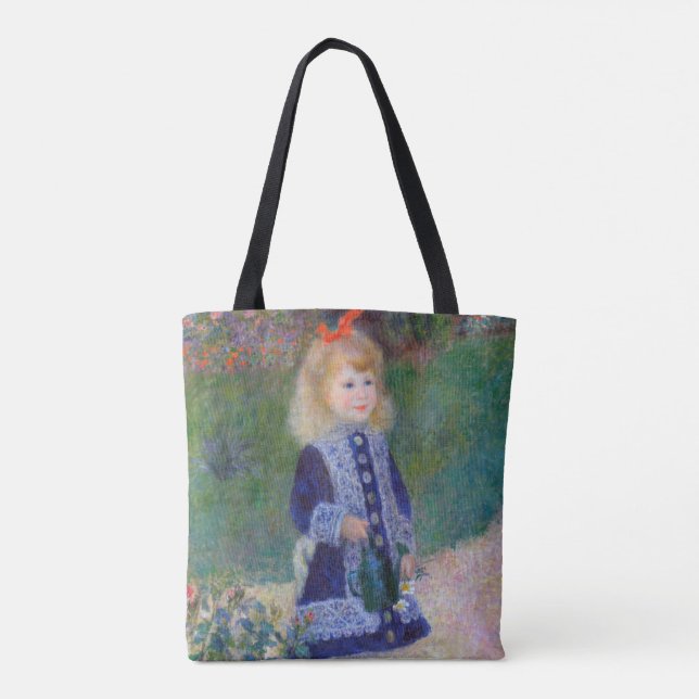 Ein Mädchen mit einer Wasserdose, Renoir Tasche (Rückseite)