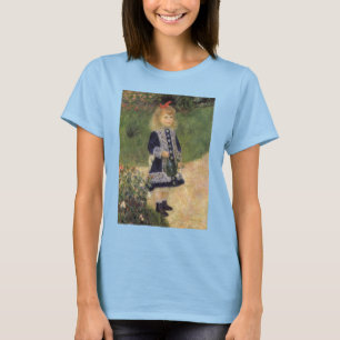 Ein Mädchen mit Gießkanne von Pierre Renoir T-Shirt