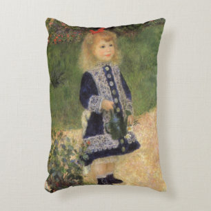 Ein Mädchen mit Wasserkocher von Pierre Renoir Dekokissen