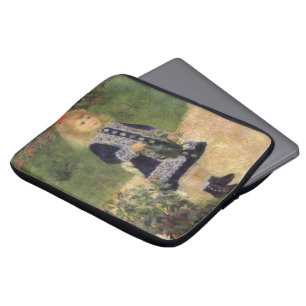 Ein Mädchen mit Wasserkocher von Pierre Renoir Laptopschutzhülle