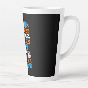 Ein Mädchen sollte einen Mechaniker heiraten Milchtasse