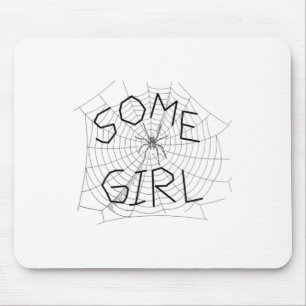 Ein Mädchen Spinnennetz Ck Zur Schule Mousepad