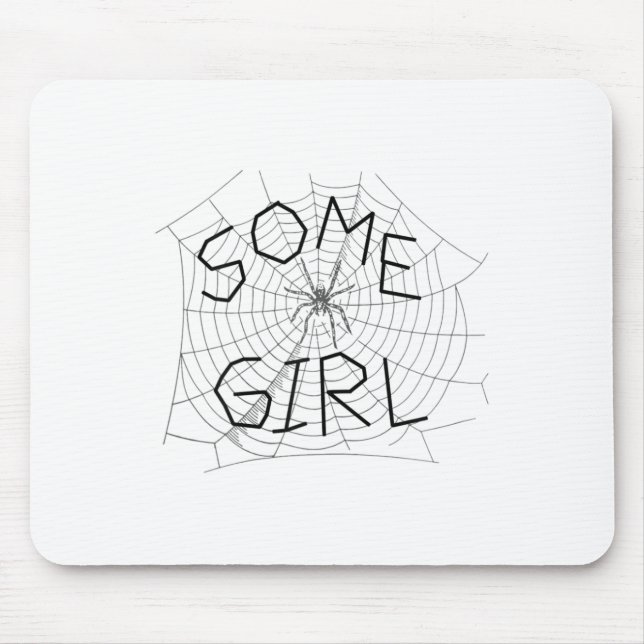 Ein Mädchen Spinnennetz Ck Zur Schule  Mousepad (Vorne)