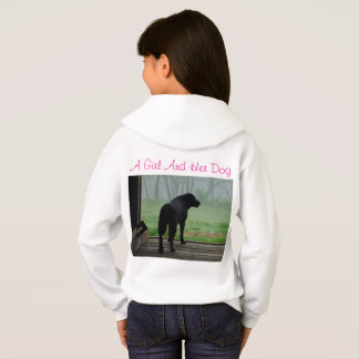 Ein Mädchen und ihr Hund Hoodie