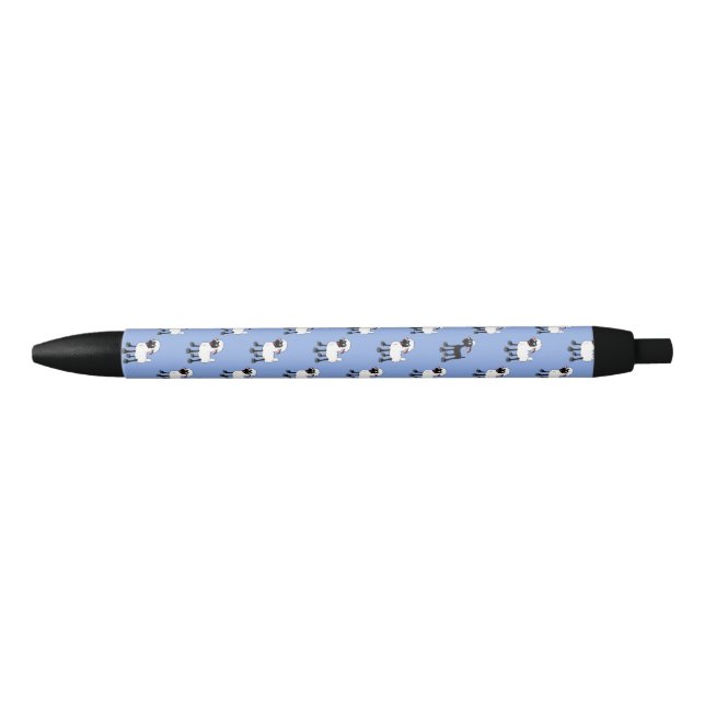 Ein mageres Schaf.Lichtmuster Kugelschreiber (Vorderseite)
