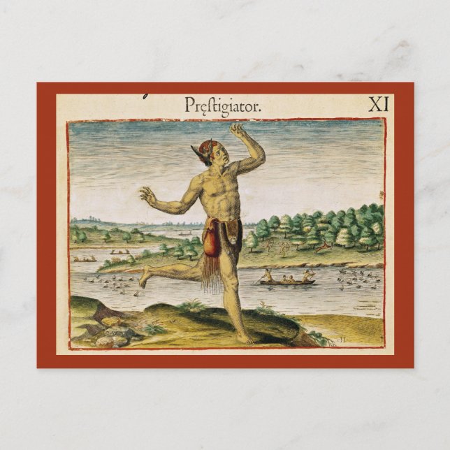 Ein Magier aus Virginia Postkarte (Vorderseite)
