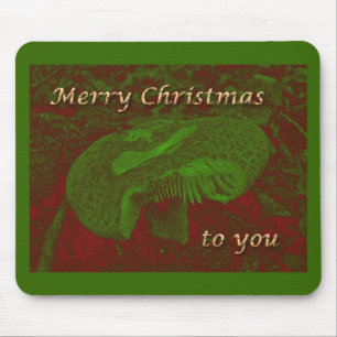 Ein magischer mystischer "Shroom für Weihnachten Mousepad