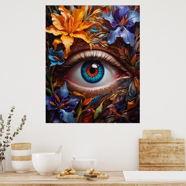 Ein magisches Auge, sein geheimnisvoller Reiz, Poster (Küche)