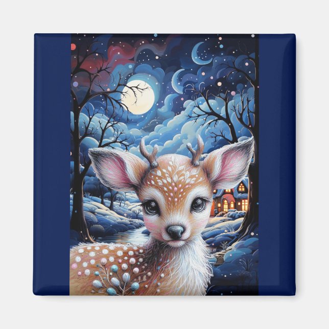 EIN MAGISCHES CHRISTMAS EVE Magnet (Vorne)