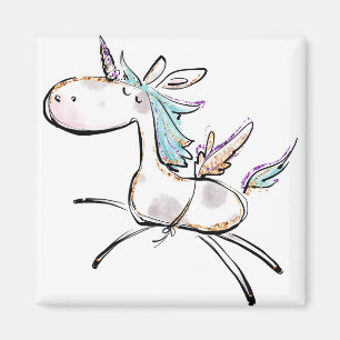 Ein magisches Einhorn Magnet