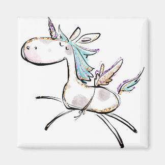 Ein magisches Einhorn Magnet