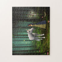 Ein magisches Treffen - Einhorn Fantasy Art