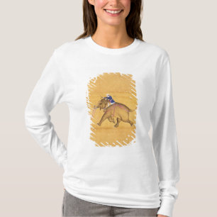 Ein Mahout, der einen Elefanten, vom großen Clive T-Shirt