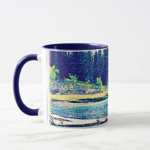 Ein majestätischer kanadischer Wildniswald. Jetzt  Tasse