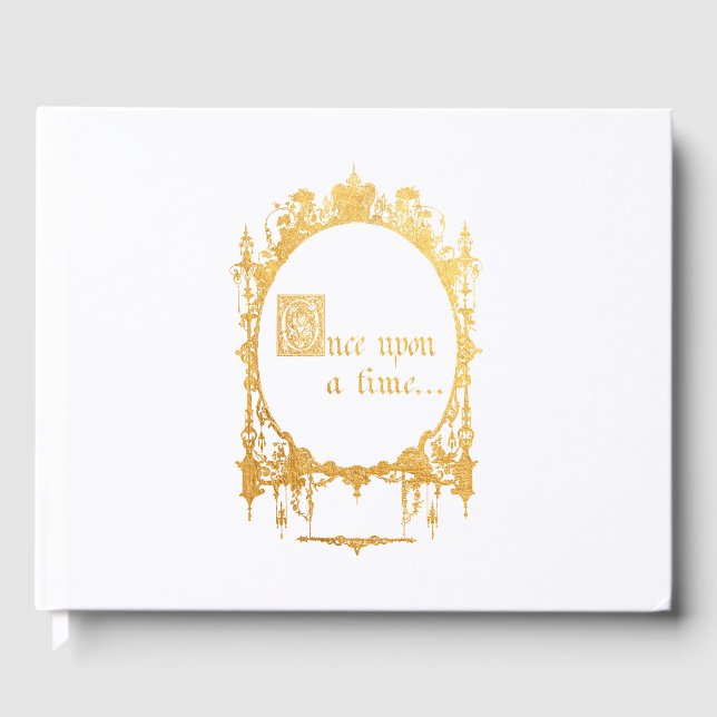 Ein Mal in der Messe Hochzeit Gästebuch (Vorderseite)