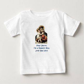 Ein Mama-Junge wie Jesus-Kleinkind-Shirt Baby T-shirt