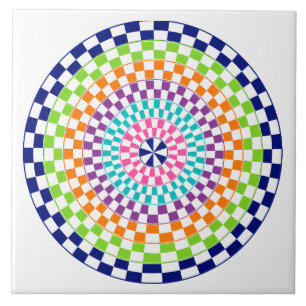Ein Mandala Fliese