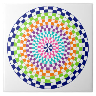 Ein Mandala Fliese
